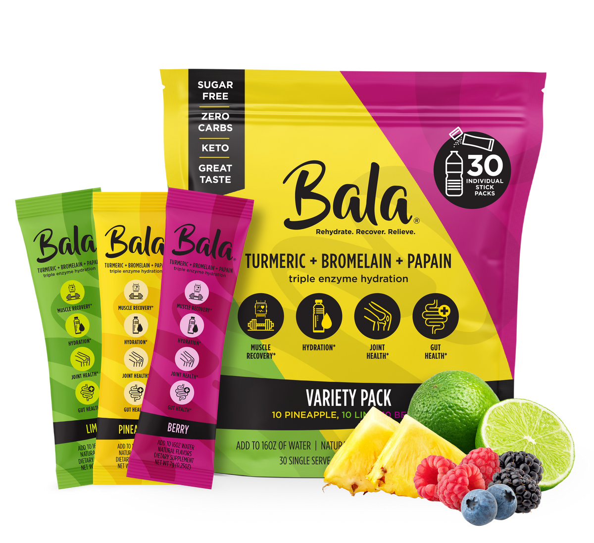 Bala Total Body Wellness Drink Mix 30 pack